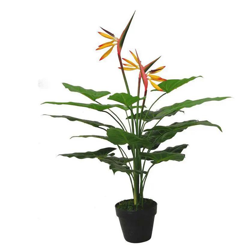 70cm Artificial Bird of Paradise Plant (Strelitzia) - Large by Leaf