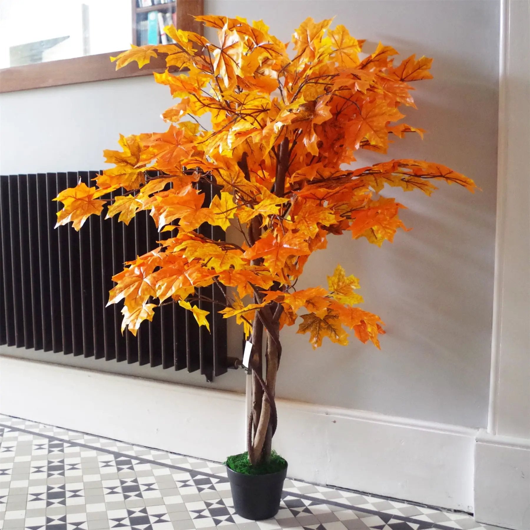 125cm Orange Maple Acer Extra Large Artificial Tree by Leaf