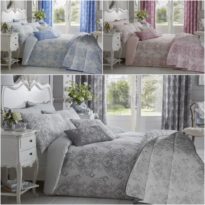 Toile 200 Thread Count Cotton Rich Duvet Cover Set by Bellissimo Home