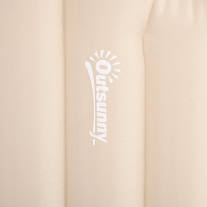 Outsunny Double Air Bed Inflatable Mattress, 195 x 140 x 10cm, White by Outsunny