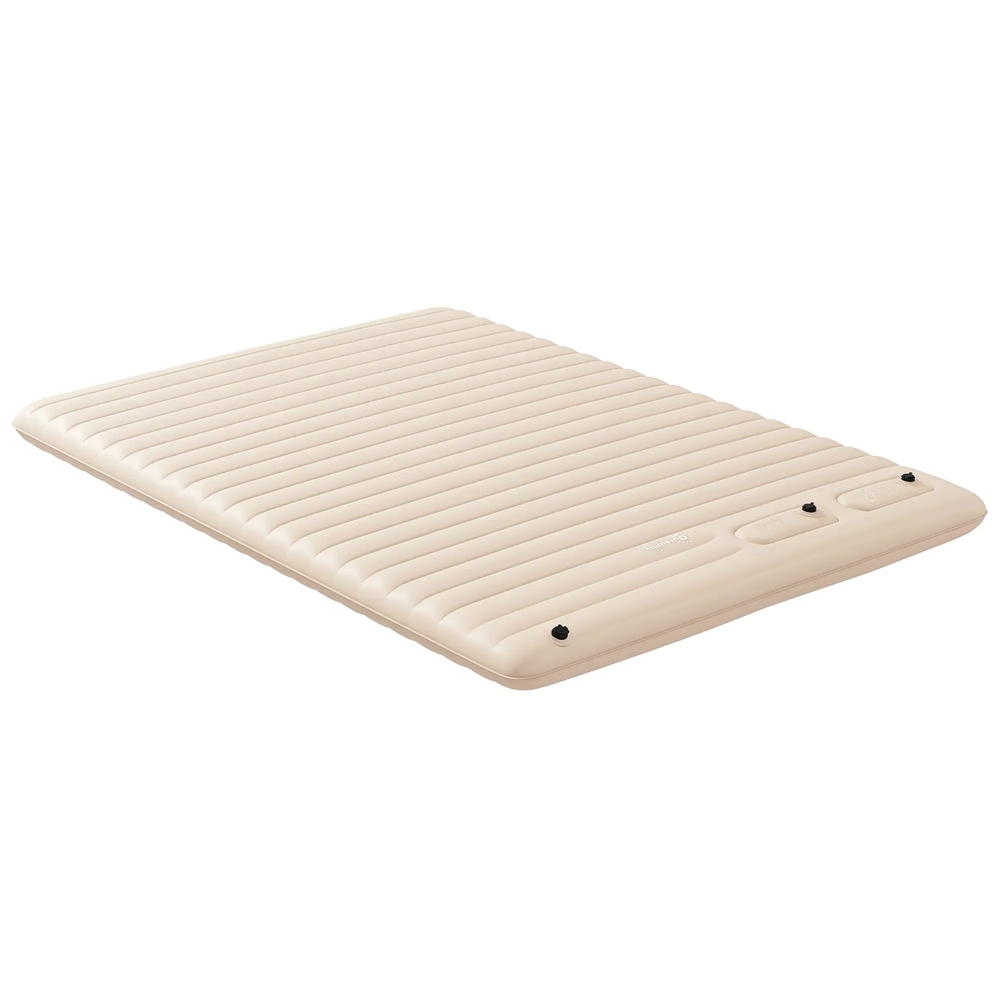 Outsunny Double Air Bed Inflatable Mattress, 195 x 140 x 10cm, White by Outsunny