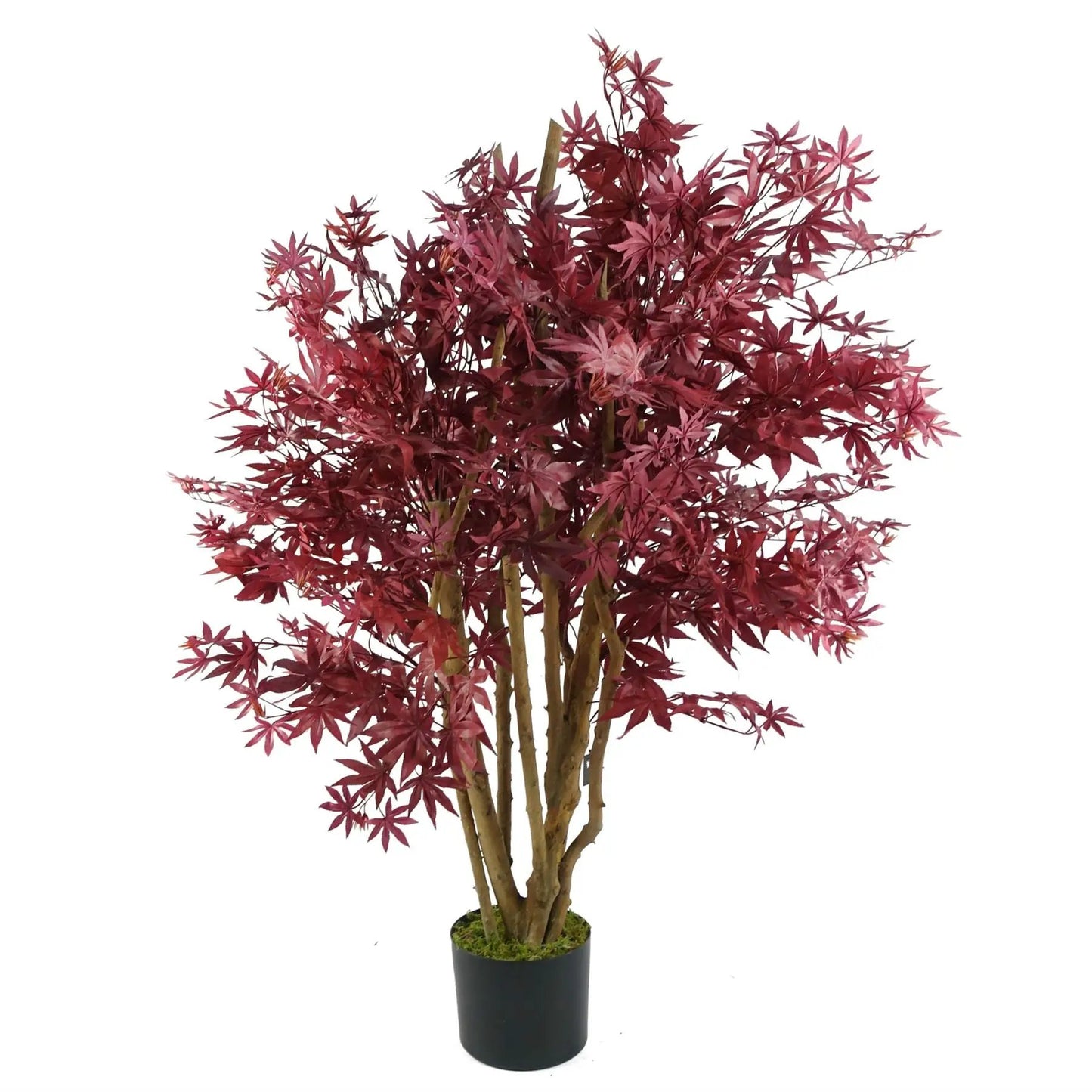120cm Artificial Red Maple Tree by Leaf