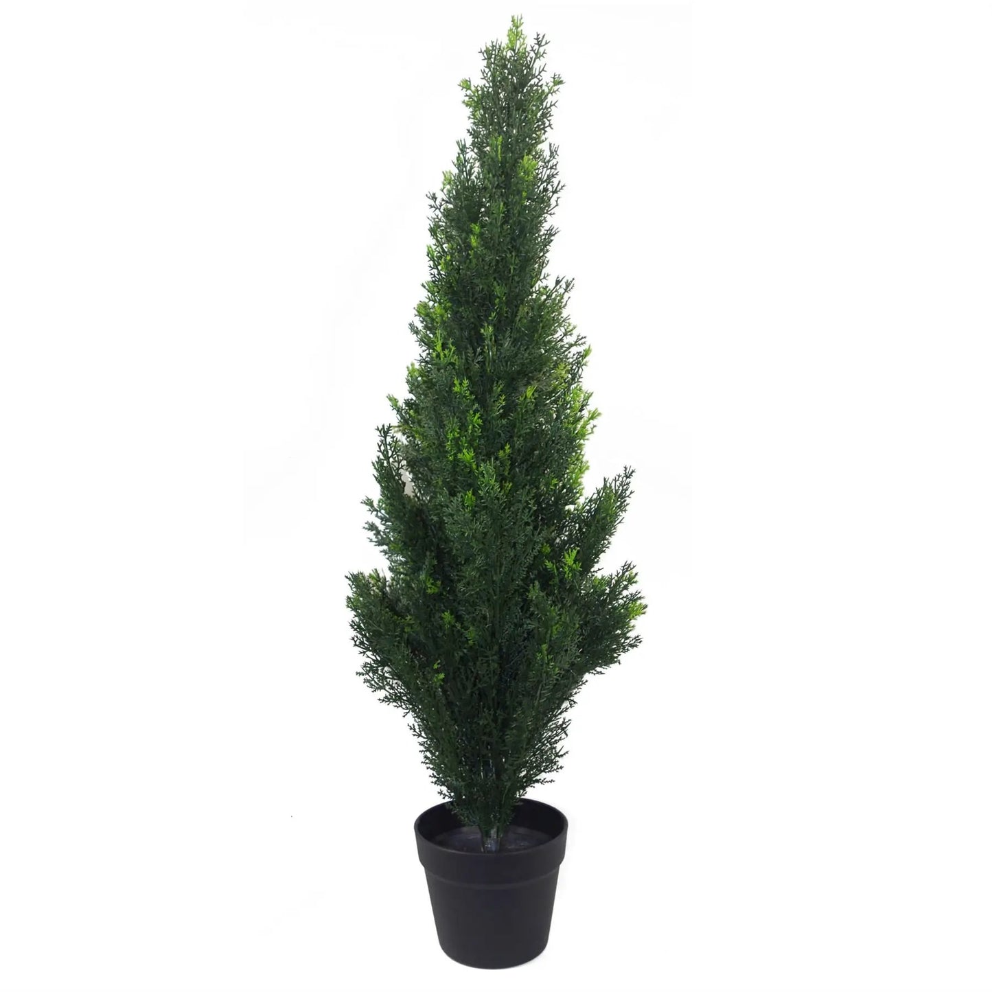 90cm Artificial Cedar Cypress Topiary UV Resistant by Leaf