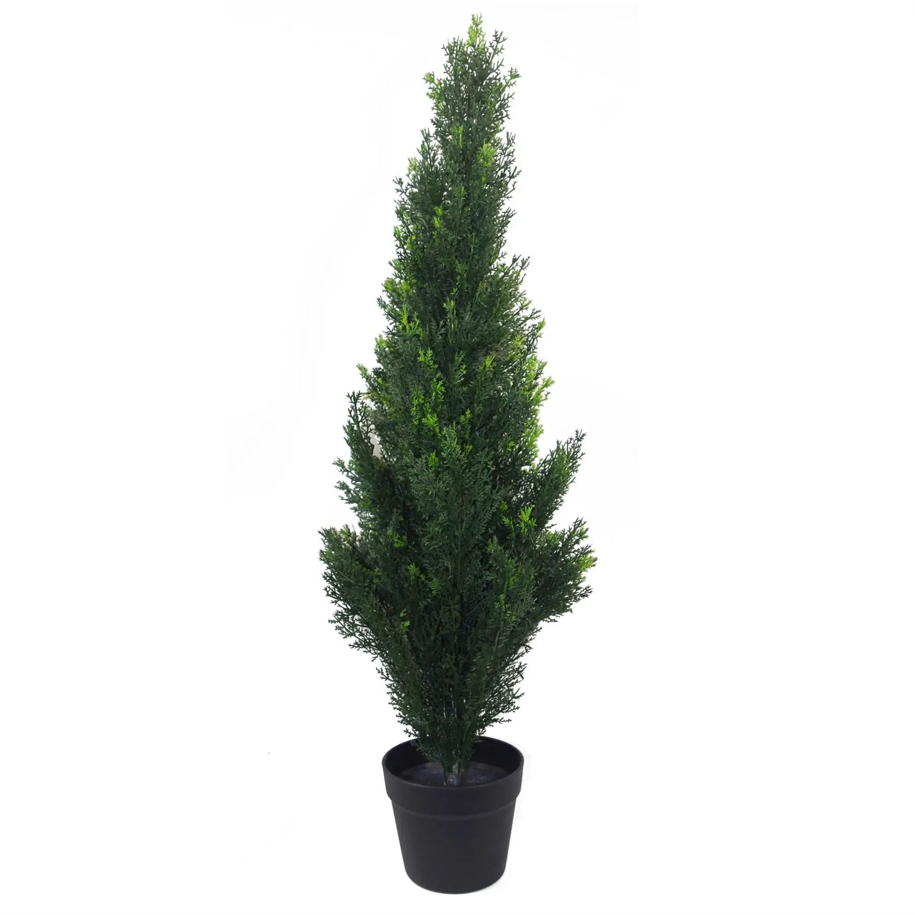 90cm Artificial Cedar Cypress Topiary UV Resistant by Leaf
