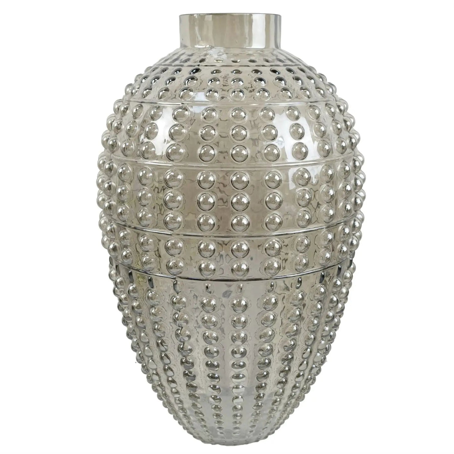 35cm Smoke Grey Bubble Vase by Leaf