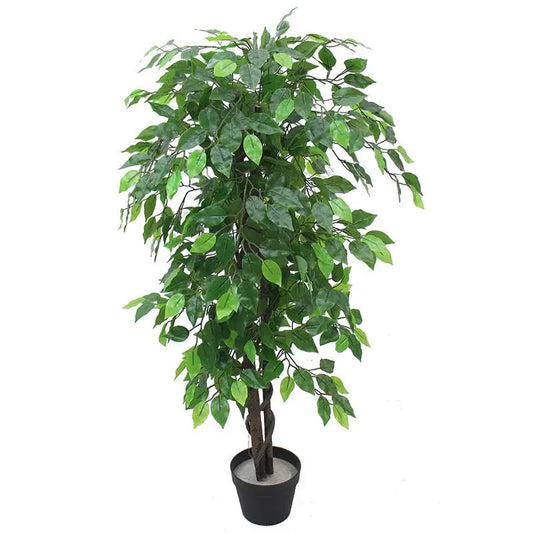120cm Artificial Ficus Tree and Plant Large Bushy Shape by Leaf