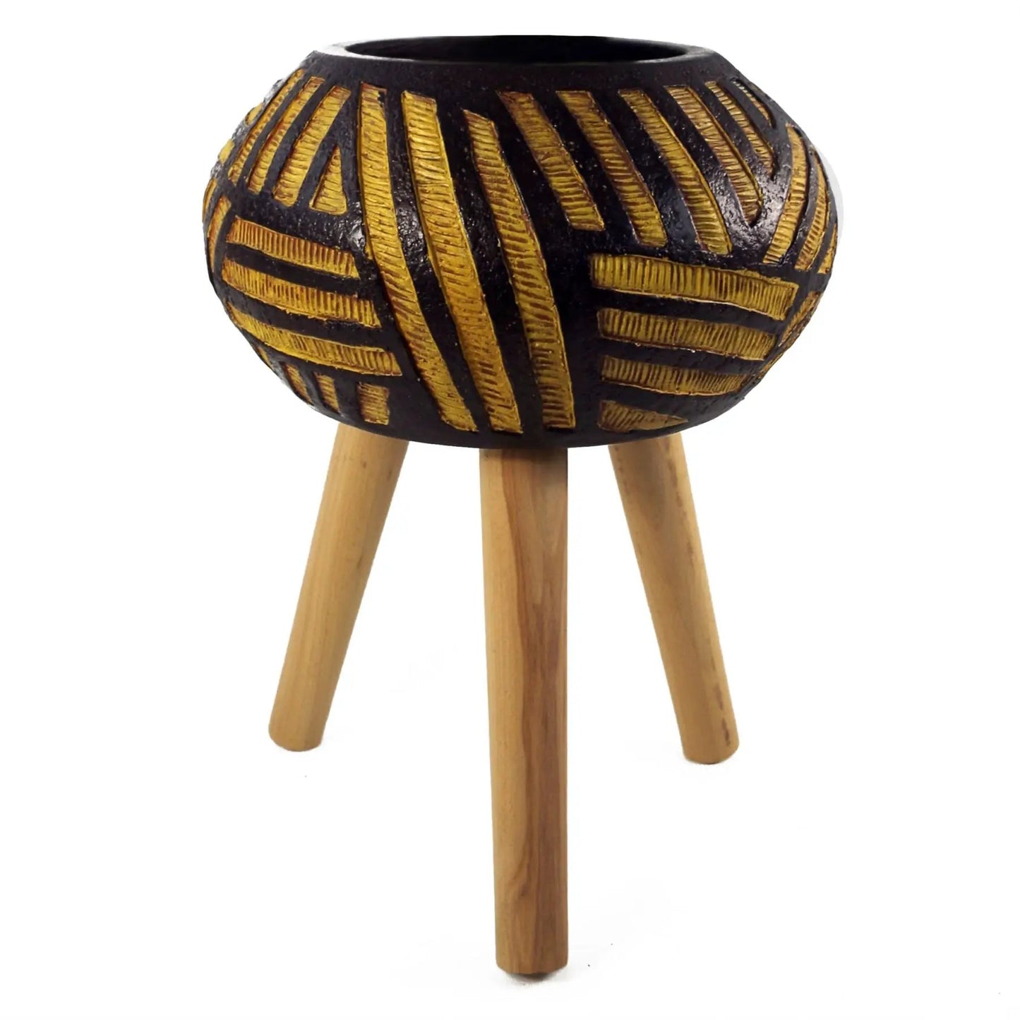 45cm x 34cm Bali Composite Oval Large Planter by Leaf