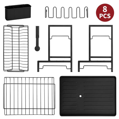 VINSANI 2 TIER DISH DRAINER BLACK 1010429 by N/A