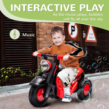 AIYAPLAY Ride On Car Foot To Floor Kids Car w/ Music, Bubble by AIYAPLAY