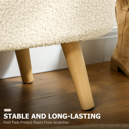 HOMCOM Ottoman Storage Bench for Hallway, Living Room by HOMCOM