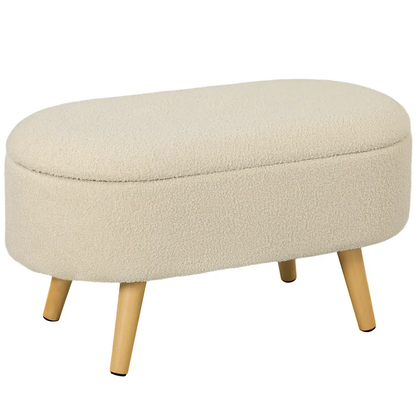 HOMCOM Ottoman Storage Bench for Hallway, Living Room by HOMCOM