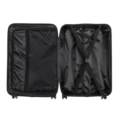 3 Pcs Suitcase Lightweight ABS Carry-on Hand Luggage 4 Spinner Wheels Trolley Case by N/A