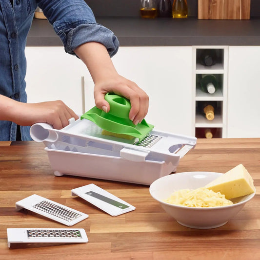 VINSANI GRN/WHT 6 IN 1 GRATER 0007354 by Vinsani