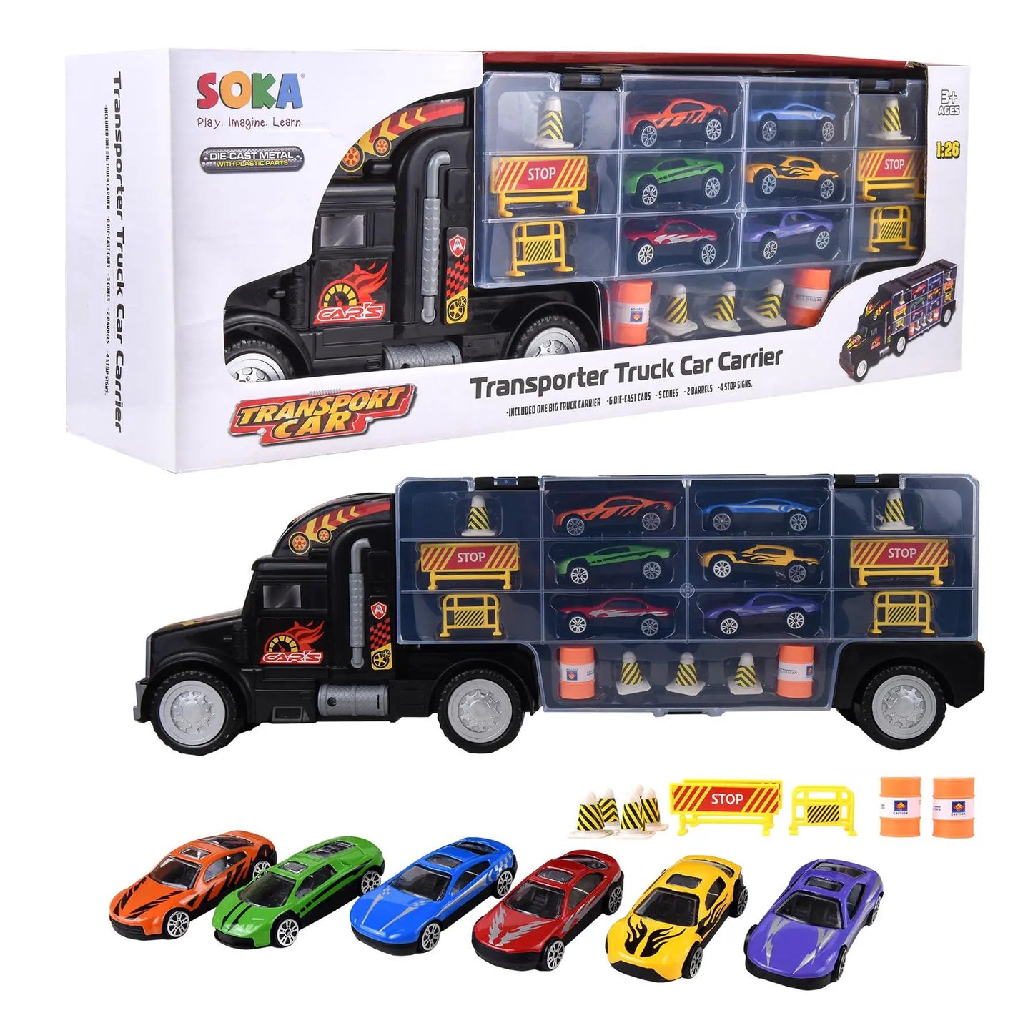 SOKA Transporter Truck 0009523 by SOKA Play Imagine Learn