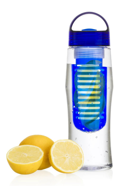 Vinsani 700ml Fruit Fuzer Infusion Infuser Water Bottle Infuser Aqua Hydration - BPA Free by Vinsani