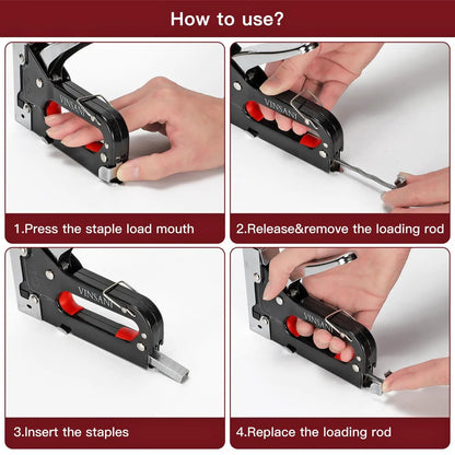 VINSANI HEAVY DUTY STAPLE GUN 0008253 by Vinsani