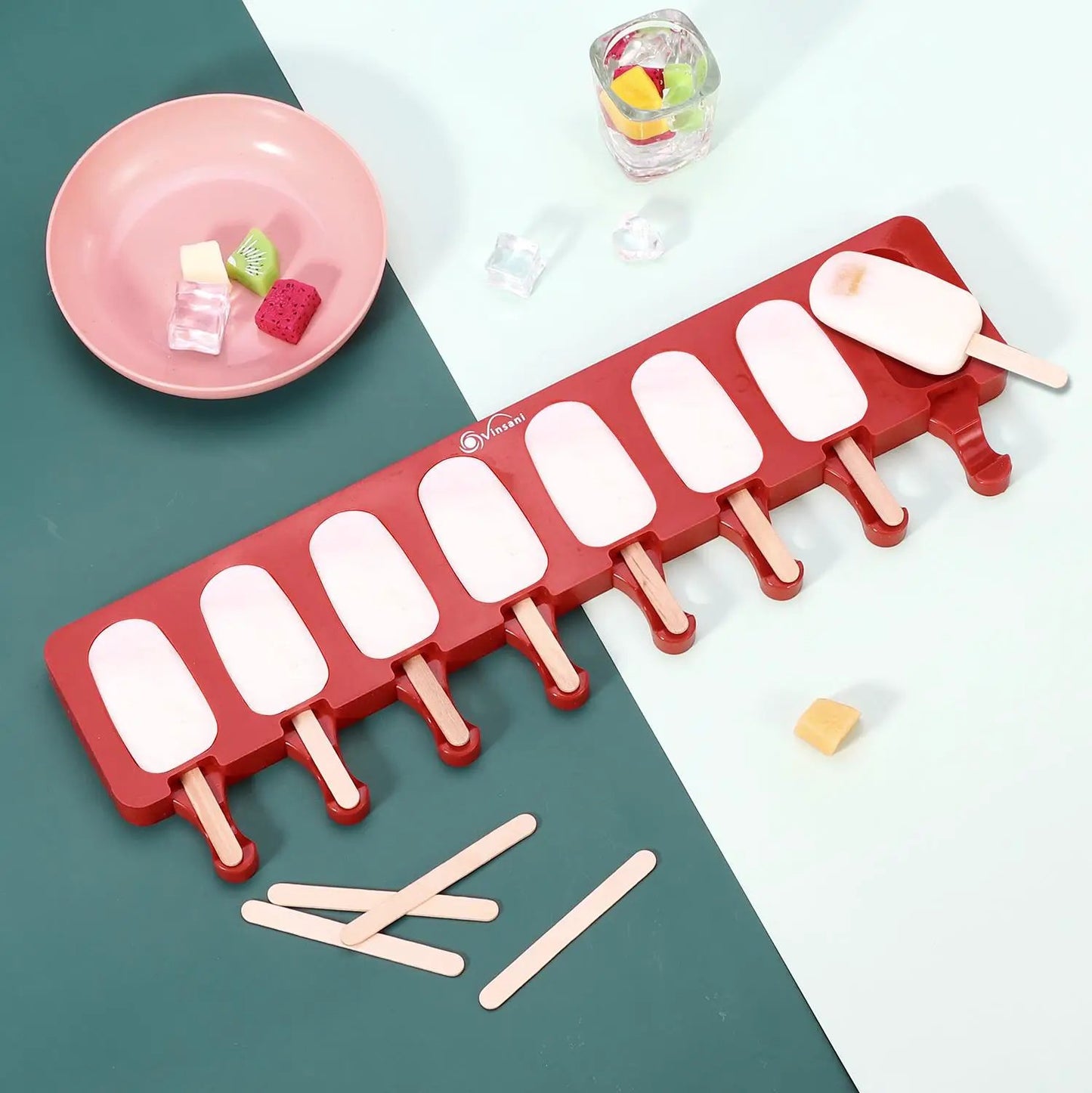 VINSANI 8 CAVITY ICE LOLLY MAKER 0000366 by Vinsani