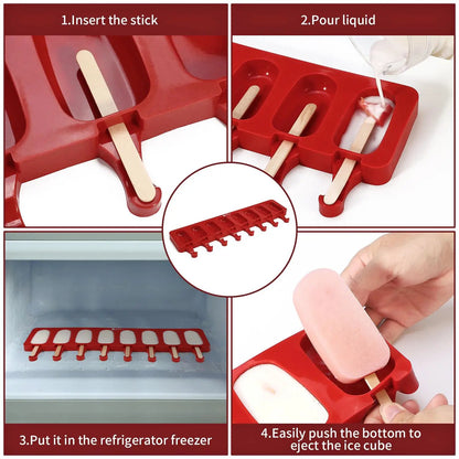 VINSANI 8 CAVITY ICE LOLLY MAKER 0000366 by Vinsani