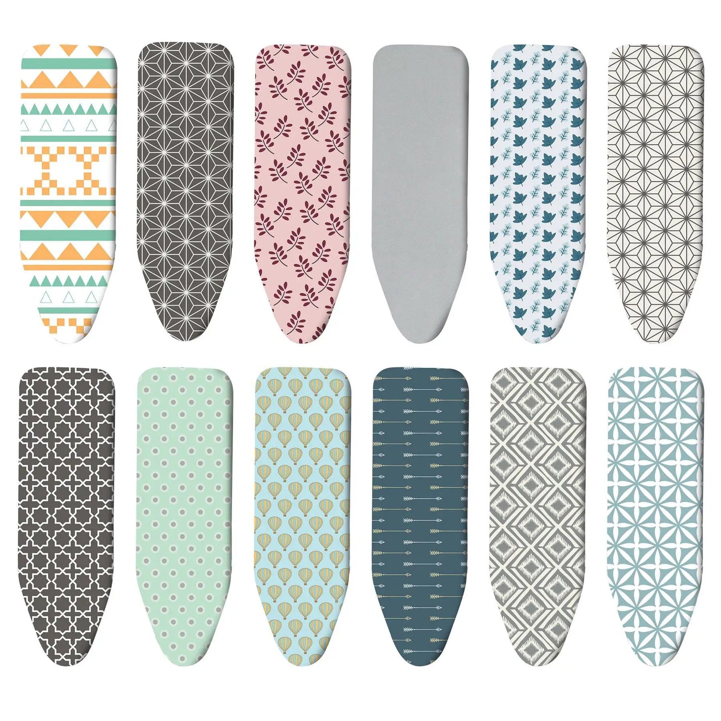 Vinsani Modern Ironing Board Cover Multi Fit New Foam Back padding 100% Cotton Easy Fit, 140 x 52 cm, Made in EU (Iron Board not included) by Vinsani
