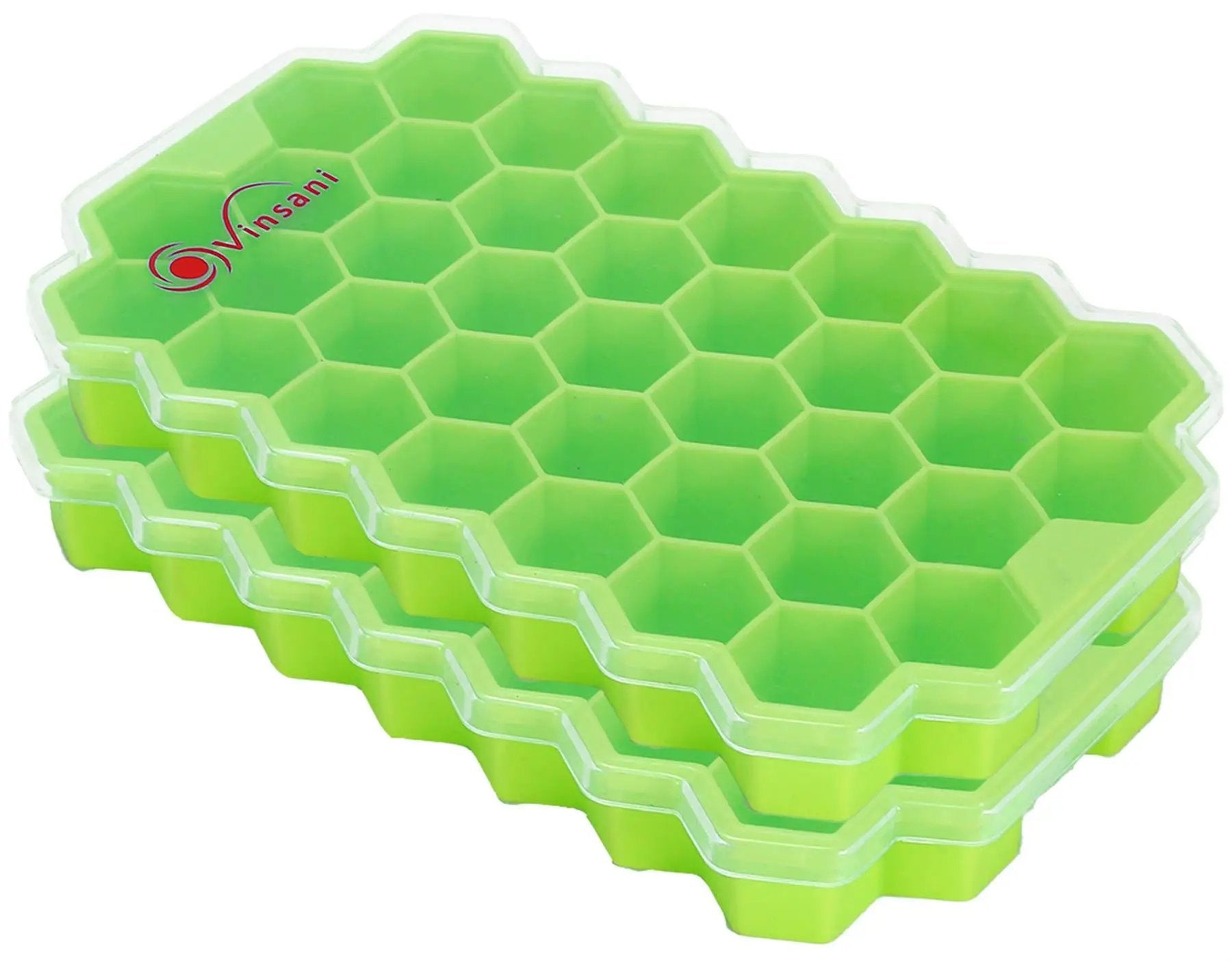 VINSANI 2 PACK ICE CUBE TRAY HEXAGON by Vinsani
