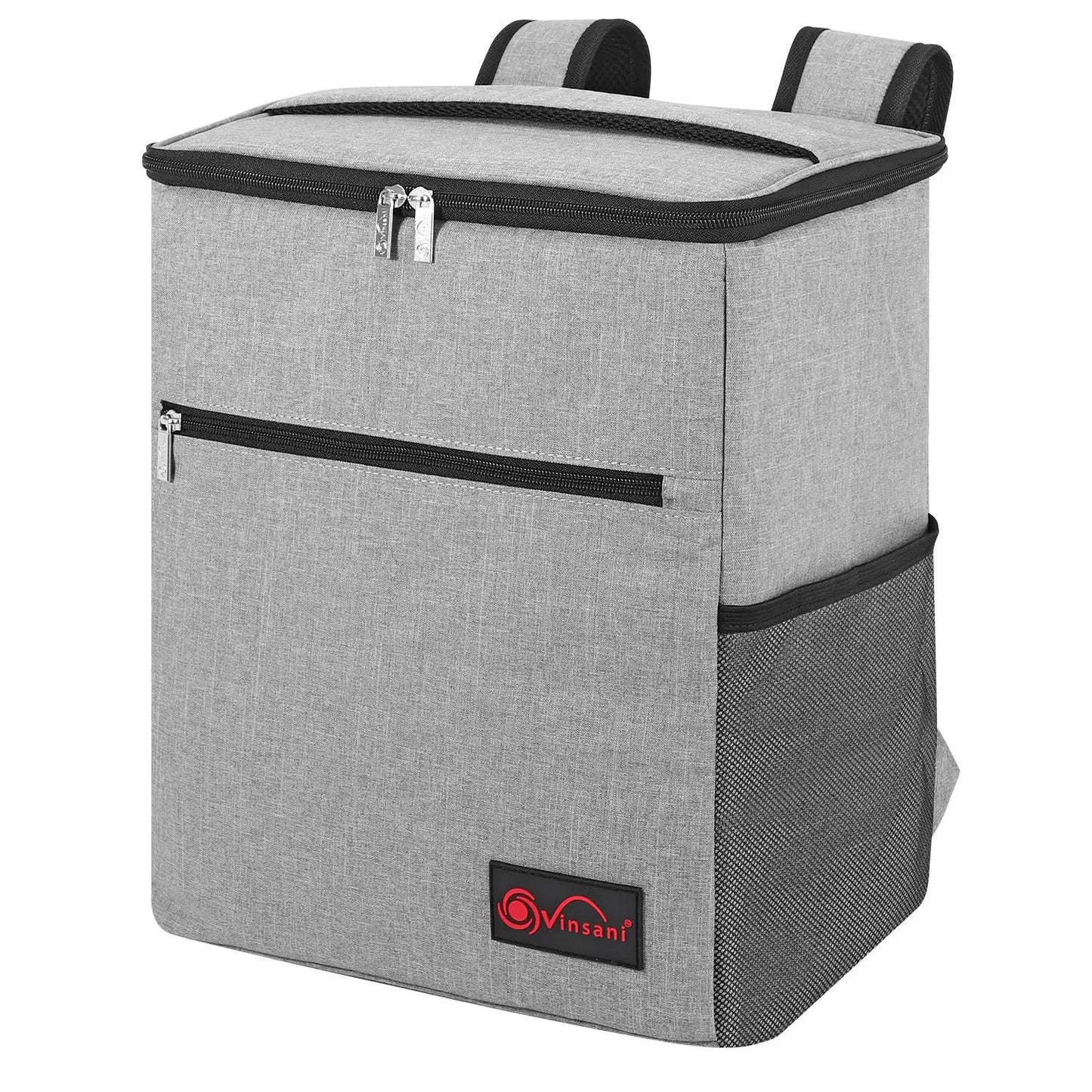 VINSANI GREY BACKPACK COOLER BAG by Vinsani