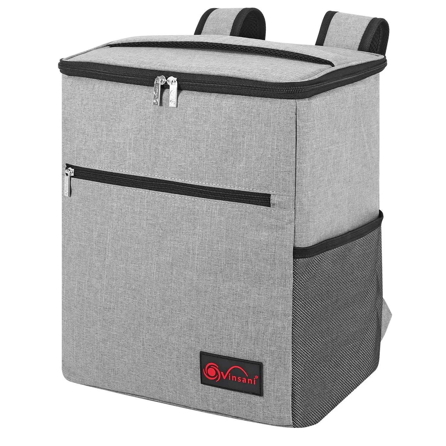 VINSANI GREY BACKPACK COOLER BAG by Vinsani