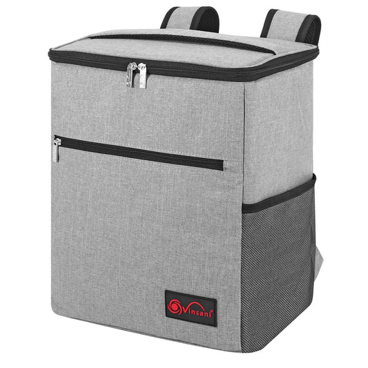 VINSANI GREY BACKPACK COOLER BAG by Vinsani