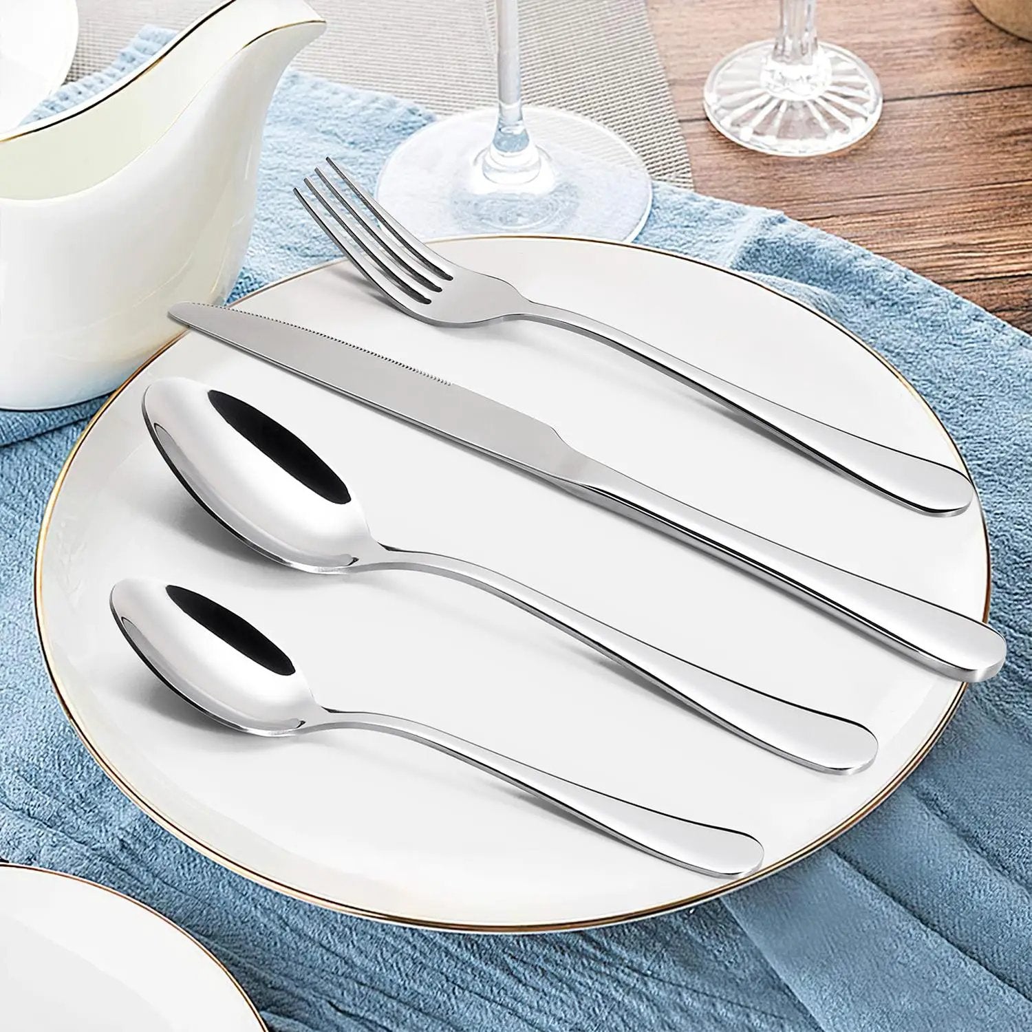 Vinsani 24pcs SS Cutlery Set 0010000 by Vinsani