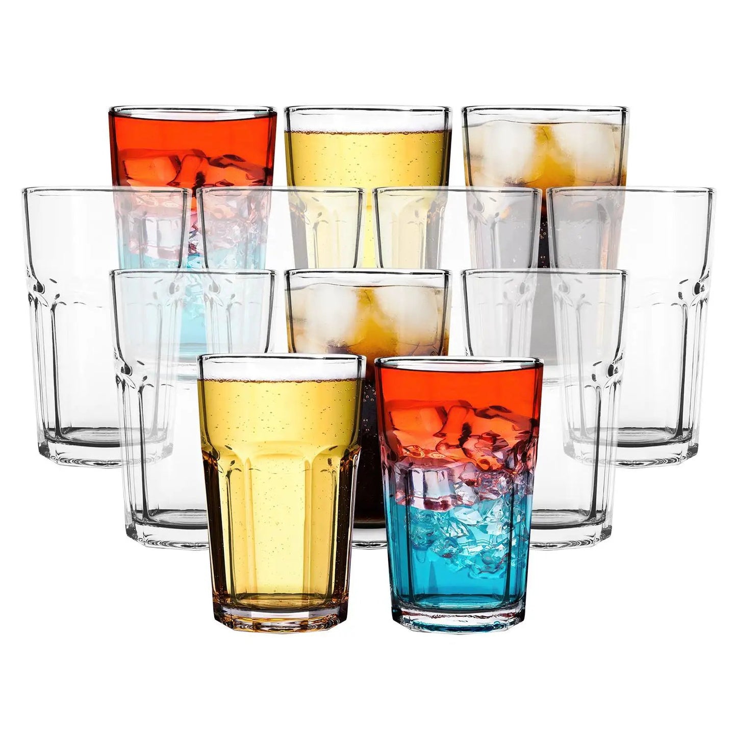 Vinsani Cien HiBall Glasses 12pcs 0000107 by Vinsani