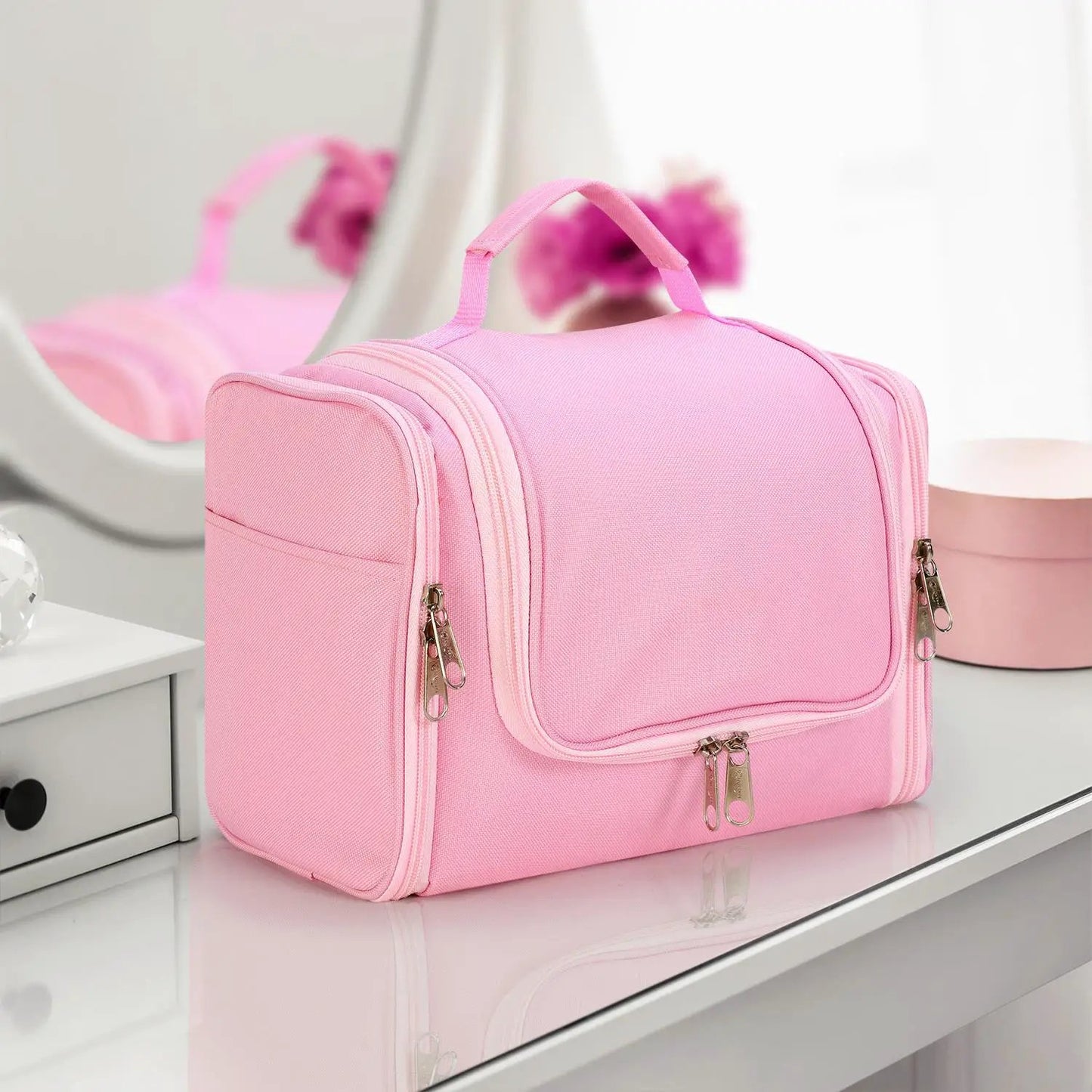 VINSANI TOILETRY BAG PINK 1010186 by Vinsani