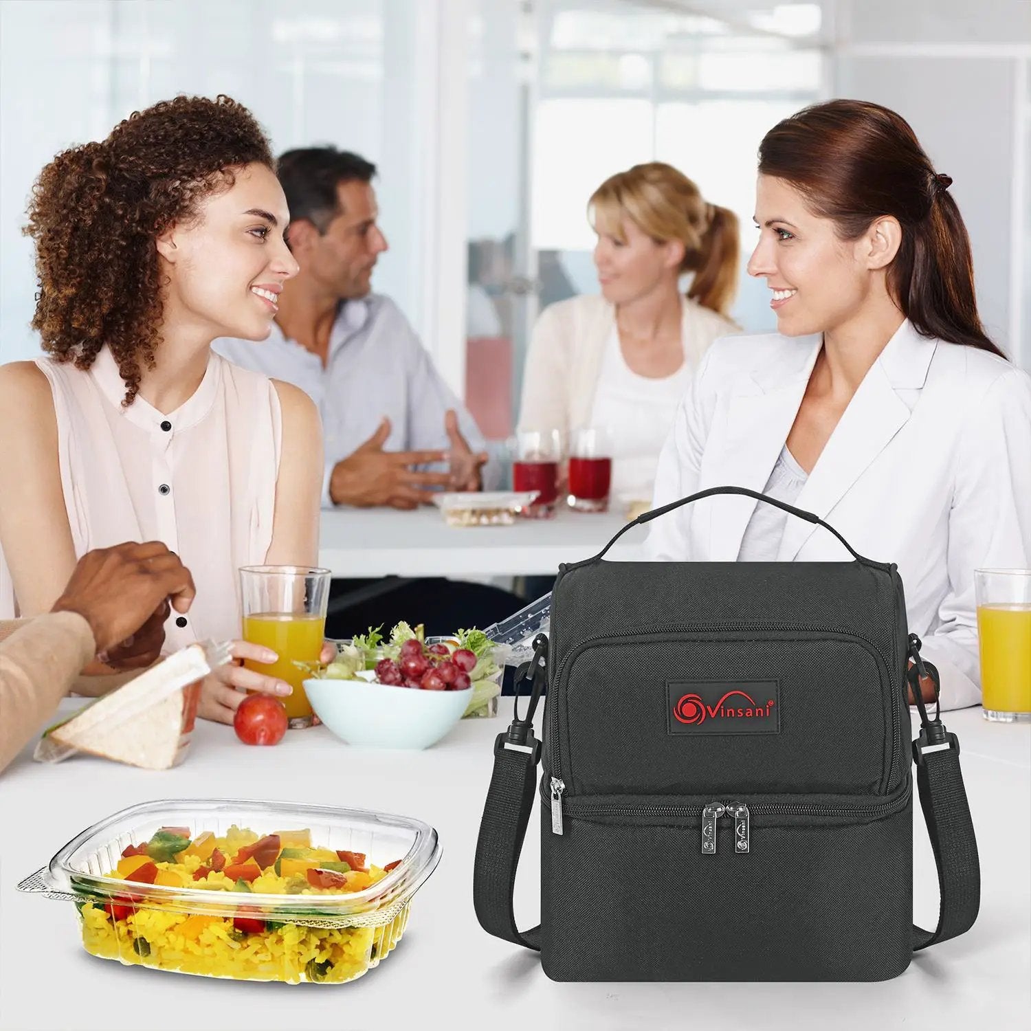 VINSANI 7L DUAL COMP LUNCH BACK W/ICE PACK 1010117 by Vinsani