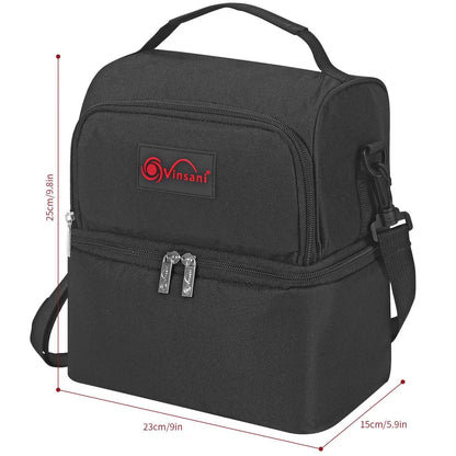 VINSANI 7L DUAL COMP LUNCH BACK W/ICE PACK 1010117 by Vinsani