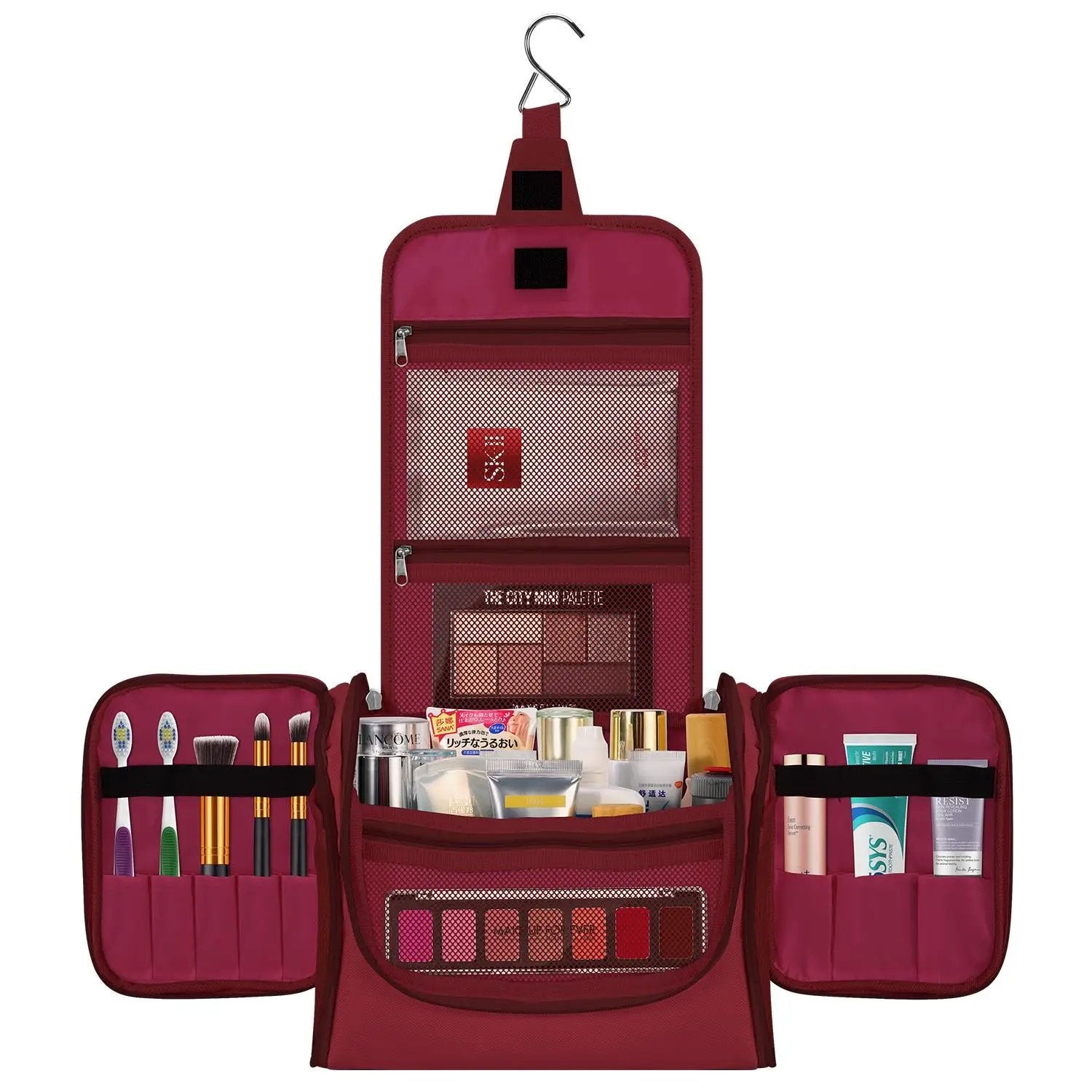 VINSANI TOILETRY BAG HOT PINK 1010180 by Vinsani