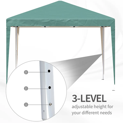 3x3m Garden Pop Up Gazebo Marquee Party Tent Wedding Canopy UV Protection by Outsunny
