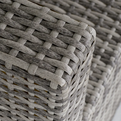 Garden Furniture Rattan Single Sofa with Cushions by Outsunny