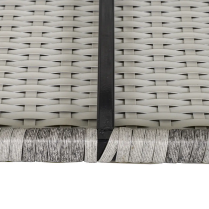 PE Rattan Wicker Corner Sofa Garden Furniture Single Sofa Chair w/ Cushions by Outsunny