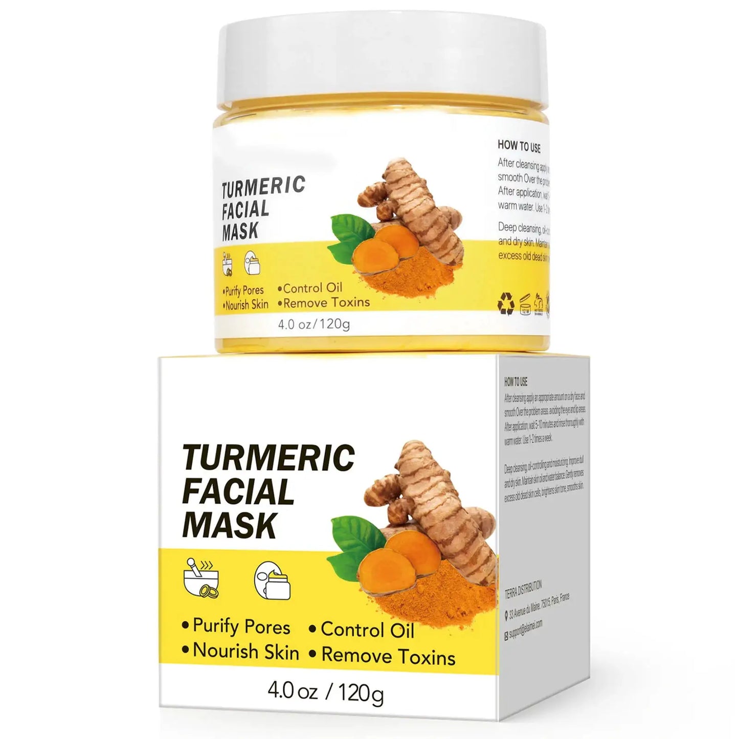 30ml Turmeric Oil Facial Turmeric Serums Deep Moisture Serums Turmeric Freckle Whitening Serum Nourish Smooth Face Skin Care by All Mart Bristol Ltd