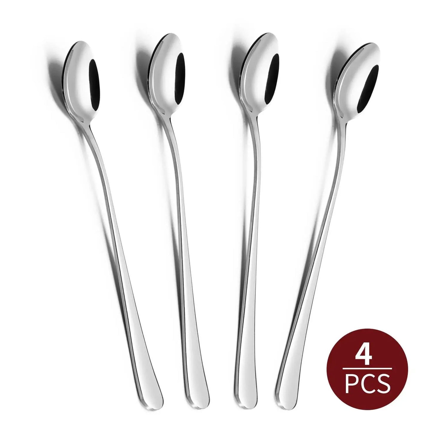 Vinsani 8pcs SS Long Handle Latte Spoons 0000259 by Vinsani