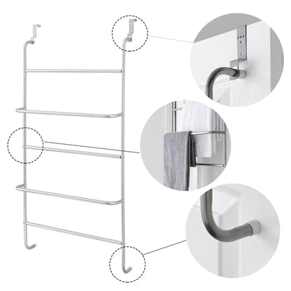 5 Tier Over Door Bar In Powder Coating by Direct Online Houseware