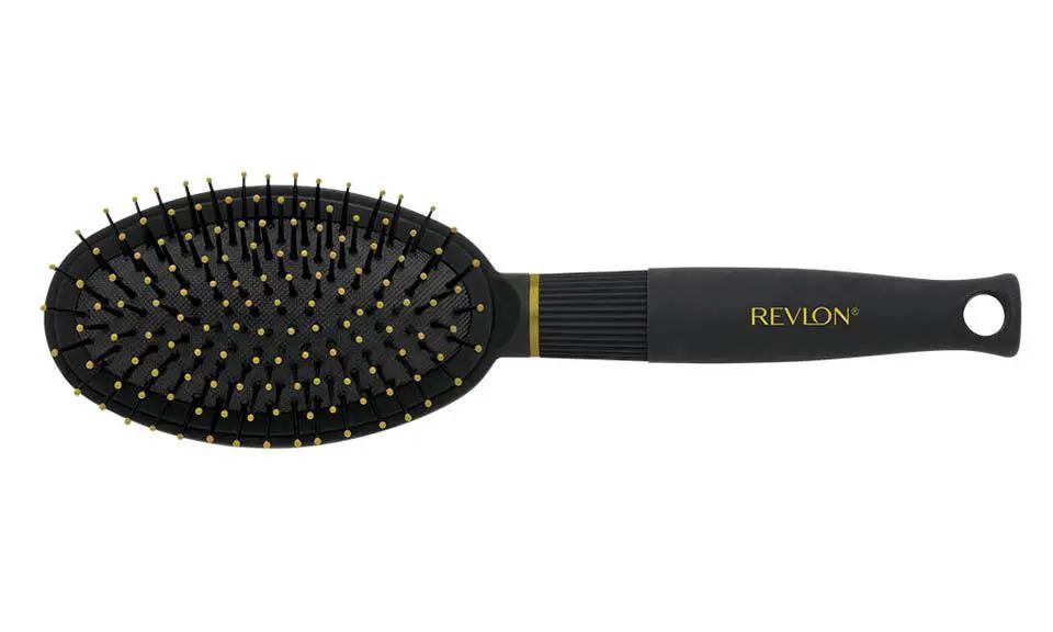 Revlon Ionic Ceramic Make It Straight Cushion Hair Brush Nano Anti Bacterial Technology by Revlon