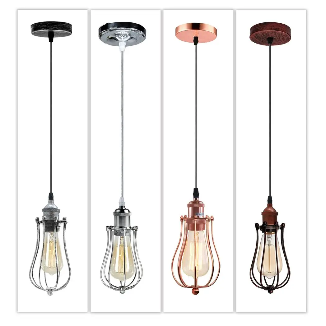 Ceiling Rose Balloon Cage Hanging Pendant Lamp Holder Light Fitting Lighting Kit UK by LEDSone