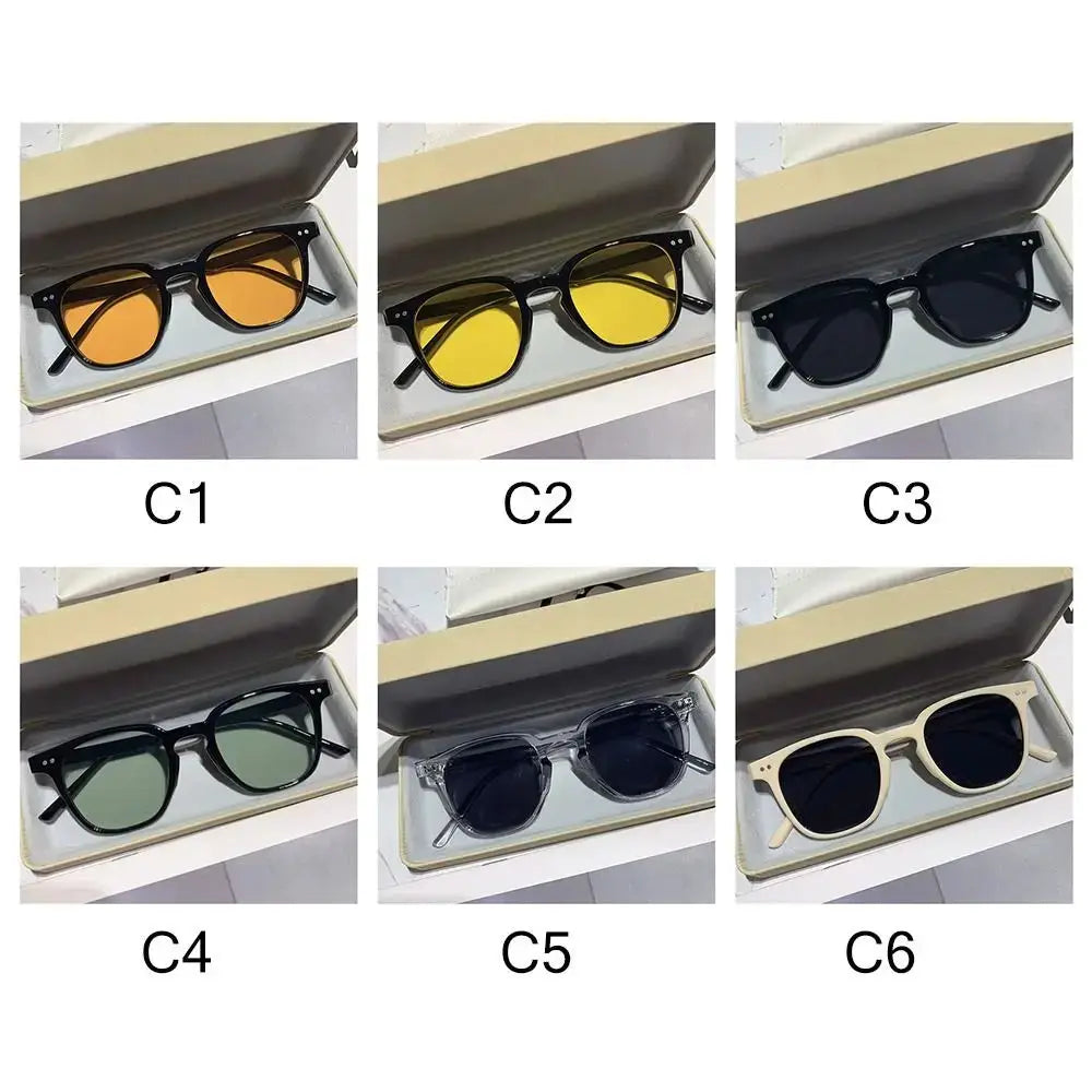 Women's Fashion Eyewear Sun Glasses Square Sunglasses Men Shades Vintage Oversized Sunglasses by All Mart Bristol Ltd