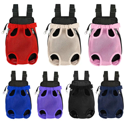 Adjustable Cat Carrier Bag Pet Double Shoulder Backpack Portable Bag Outdoor Travel Camping Hiking Cat Bag Dog Bag by All Mart Bristol Ltd