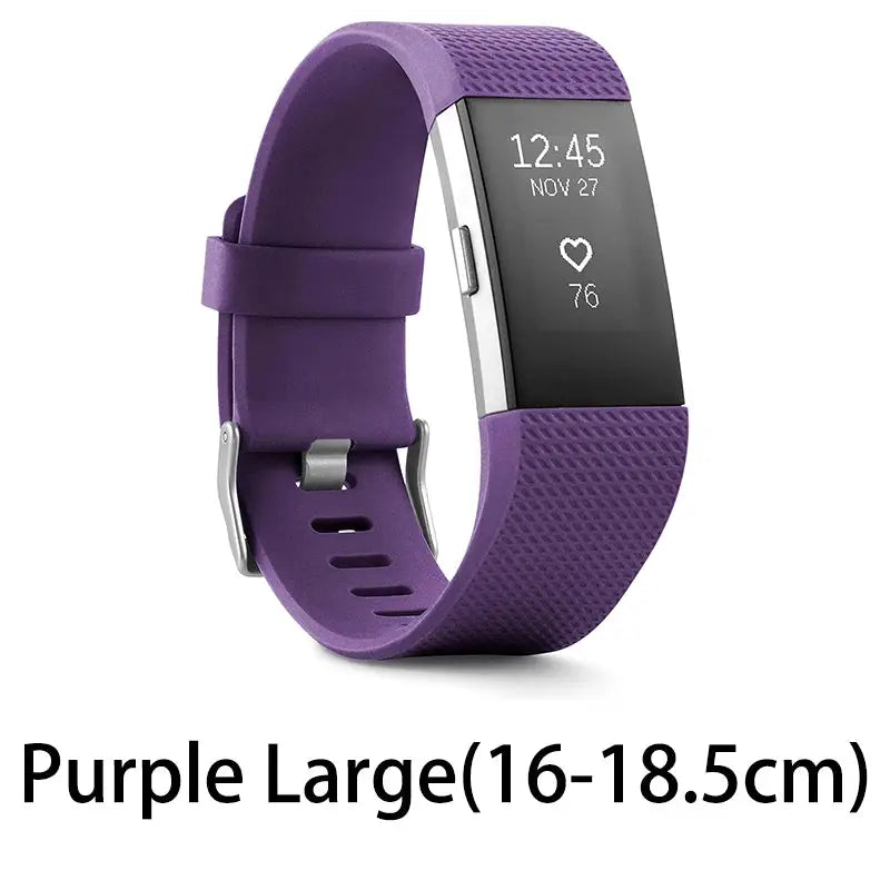 Fitbit Charge 2 smart wristband heart rate monitoring exercise pedometer fitness sleep call notification GPS IOS Android by All Mart Bristol Ltd