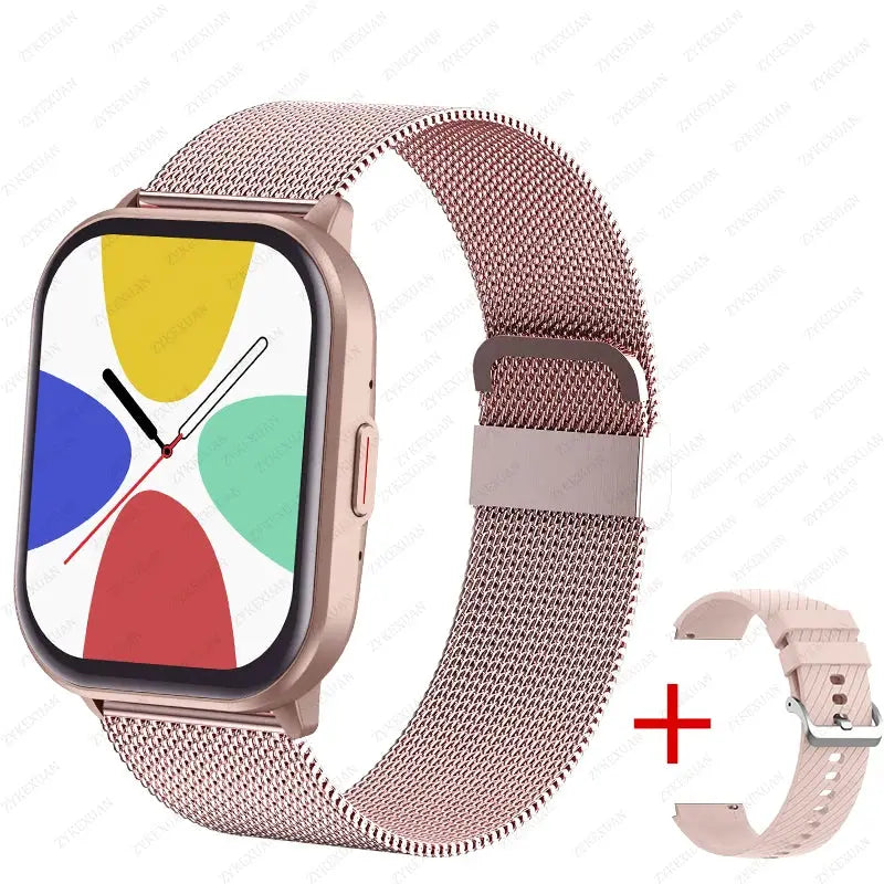 2026 New Lady fashion Smart Watch Men Women Heart Rate Blood Pressure Fitness Tracker Bluetooth Call Smartwatch Man For Android by All Mart Bristol Ltd
