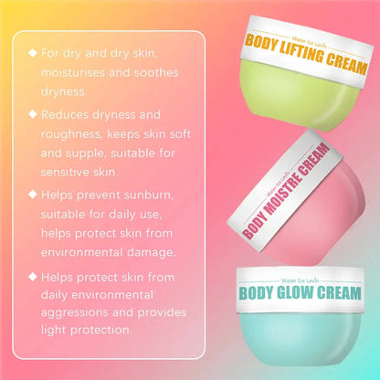 New 3-piece skin care set, body glow cream, firming body cream, body moisturizer for firming and lifting body skin by All Mart Bristol Ltd
