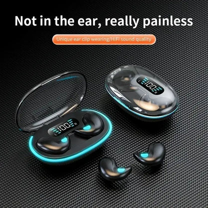 X55 Mini Wireless Earphones Bluetooth Headphones Noise Reduction Sport Game Sleep Bluetooth 50 Earbuds HIFI Stereo Music Headset by All Mart Bristol Ltd