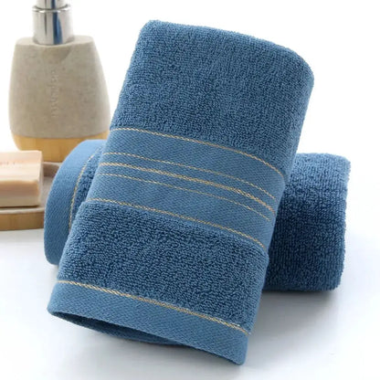 1 Thick Cotton Bathroom Face Towel for Household Couples 75x35cm by All Mart Bristol Ltd