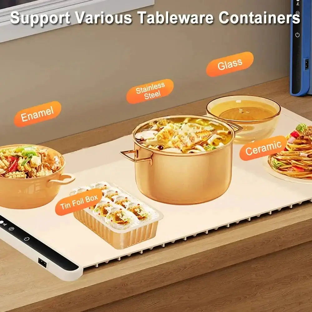 Foldable Electric Food Warming Tray for Kitchen Buffets by All Mart Bristol Ltd