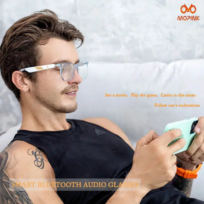 New Smart Glasses Wireless Bluetooth Hands-Free Calling Music Headphones With Microphone Motion Speaker Glasses Wireless Stereo by All Mart Bristol Ltd